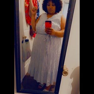 Lane Bryant linen maxi dress size 26